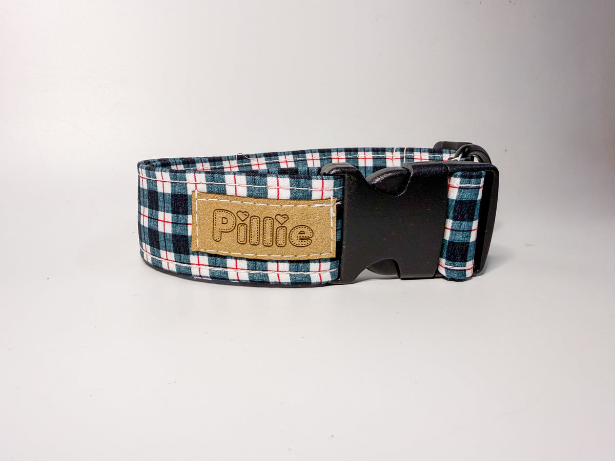 Green Plaid - Boss Collar