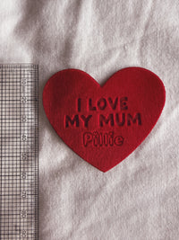 "I Love my Mum" Badge