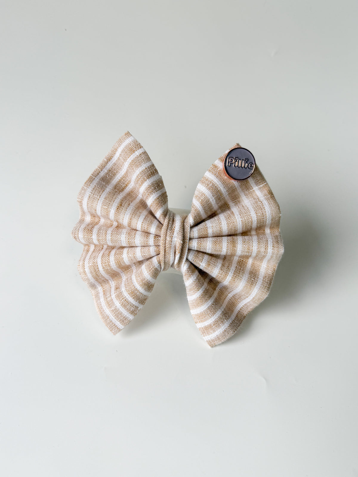 Caramel stripe - Bows (Sailor or Standard)
