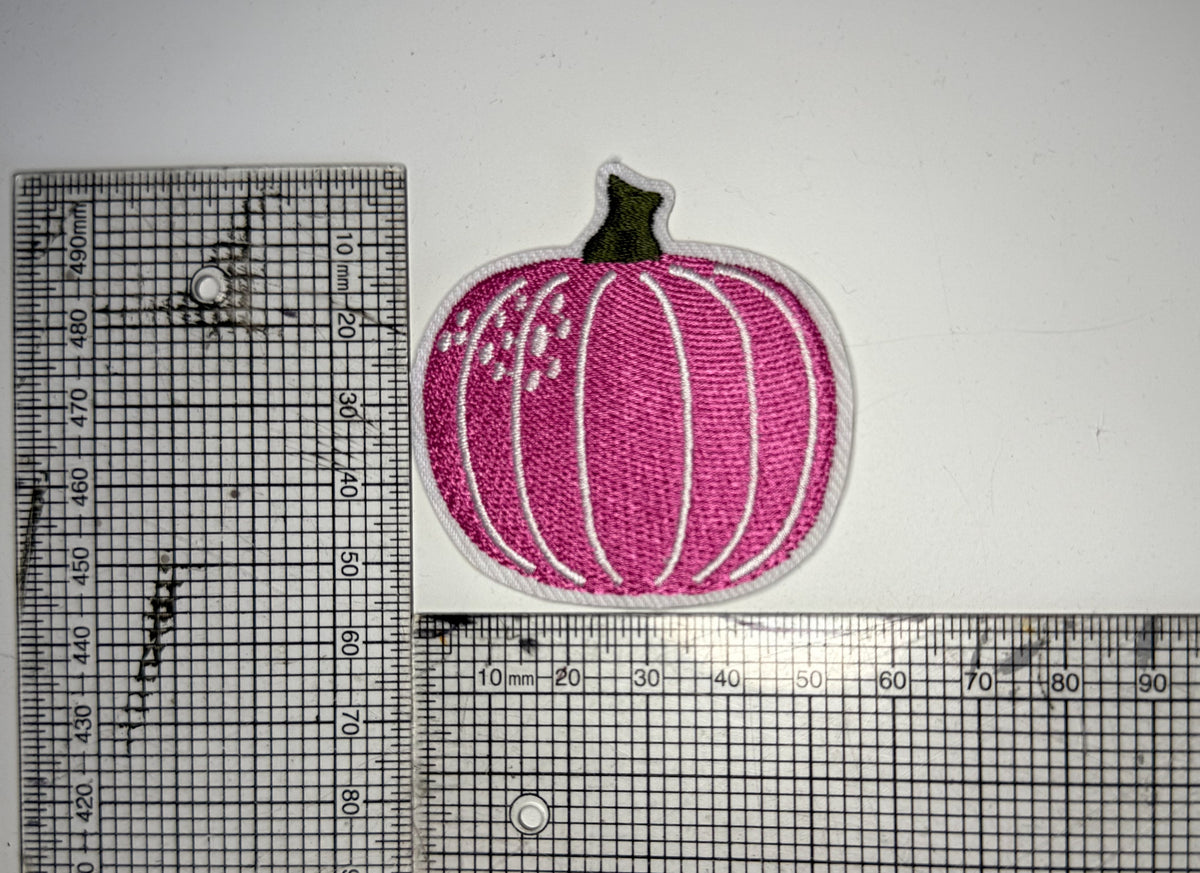 Pink pumpkin Badge
