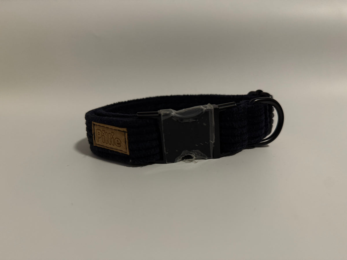 Navy Cord - Medium Collar Sample