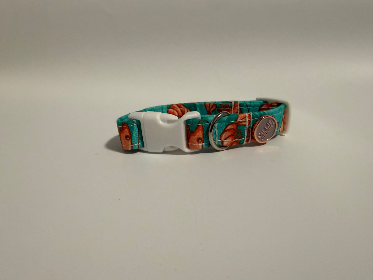 Prawn - Puppy Collar Sample