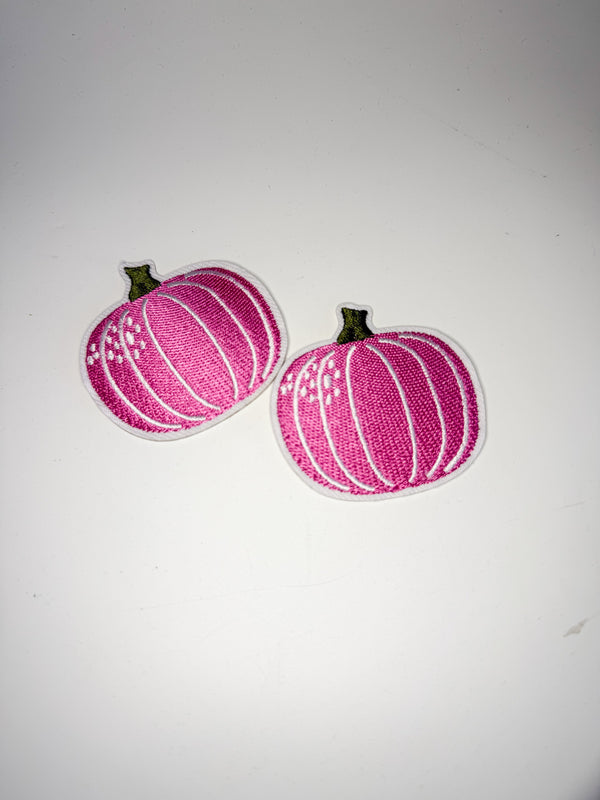 Pink pumpkin Badge