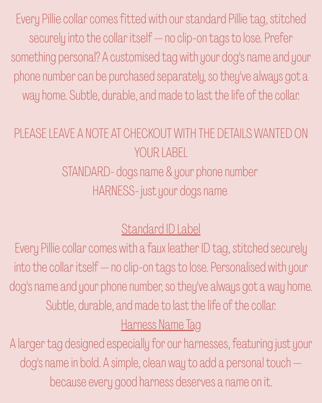 Personalised Labels