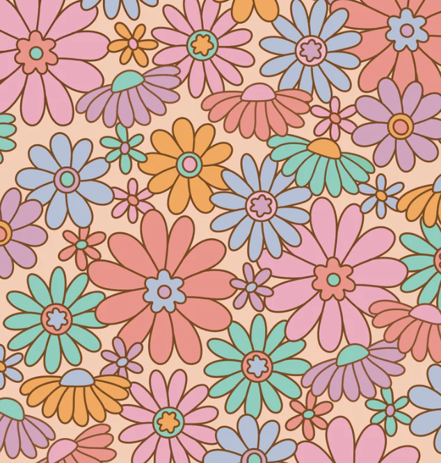 Retro bloom  - Martingale Collar