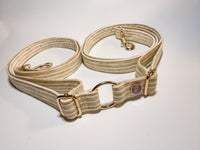 Caramel stripe - Adjustable Crossbody & Waist Lead